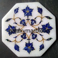 Lapislazuli stone inlay tile oct 4" TP-404